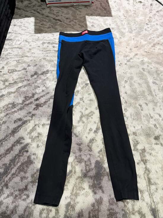 Victoria's Secret PINK Pants - Victoria's Secret PINK Yoga Leggings Size XS Black Blue Love Pink